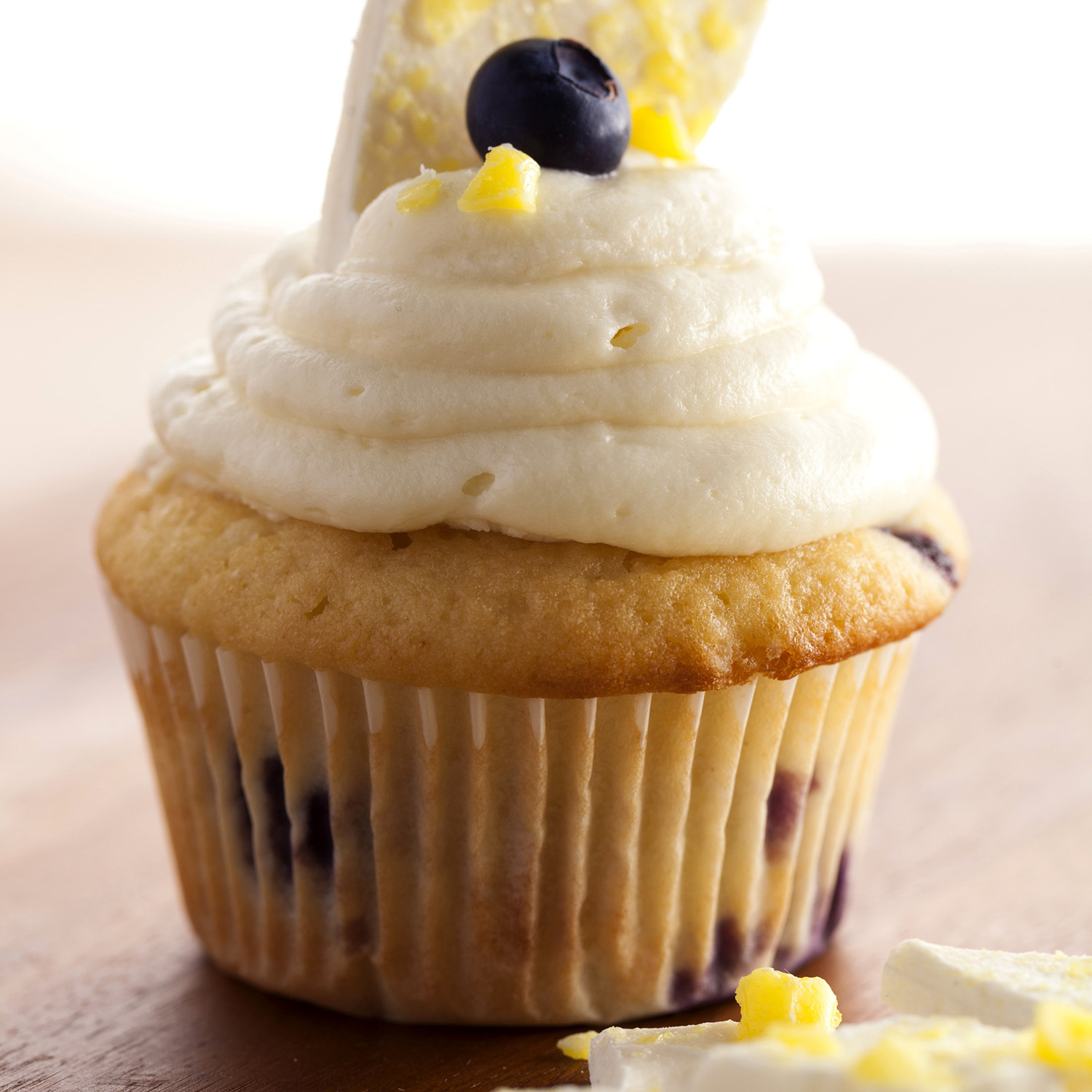 Lemon and Blueberry Cupcake - Shawnee Milling