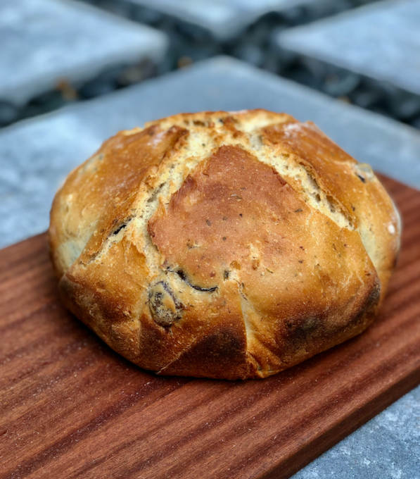 rustic olive bread